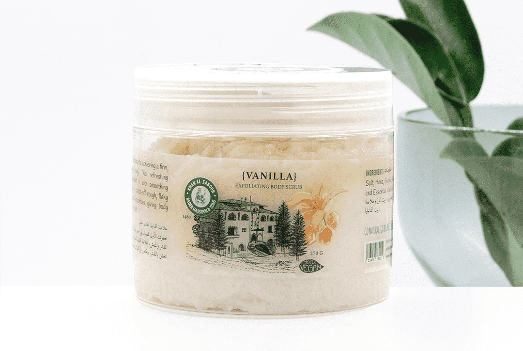 Exfoliatingscrub-vanilla-1-min Vanilla Body Scrub - 140g - Image 1